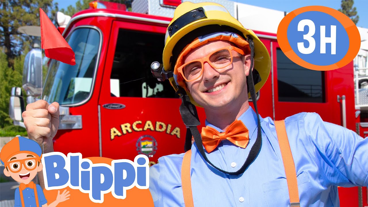 Firetruck Fun! | Blippi’s Vroom Vroom Vehicle Show | Educational Videos for Kids