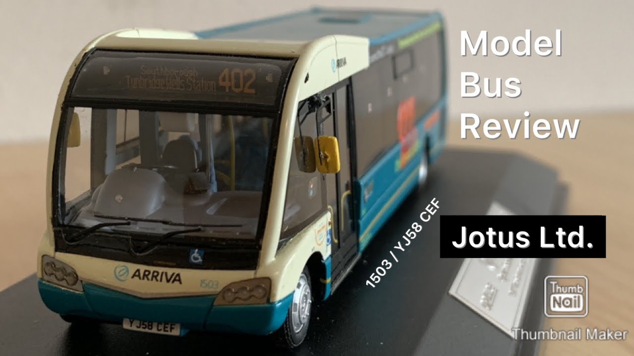 Jotus Ltd. 1:76 Scale Arriva Essex Optare Solo SR Model Bus Review (4K)