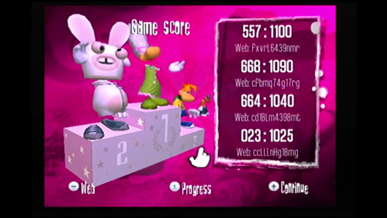 Rayman Raving Rabbids - All Workout Minigames (Part 5)