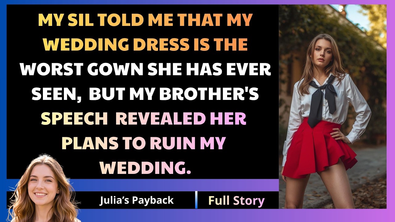 My SIL told me that my wedding dress is the WORST GOWN she has ever seen, [FULL STORY]