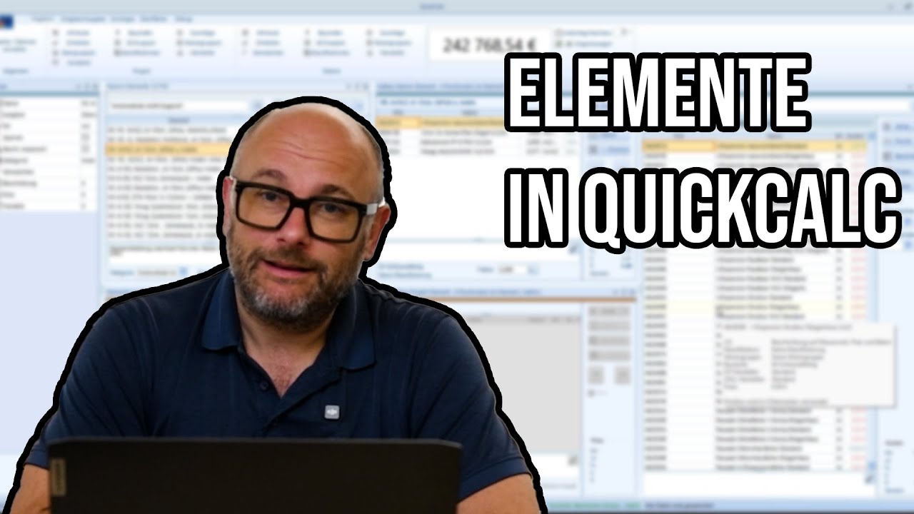 QuickCalc Elemente: Mengenermittlung in Rekordzeit