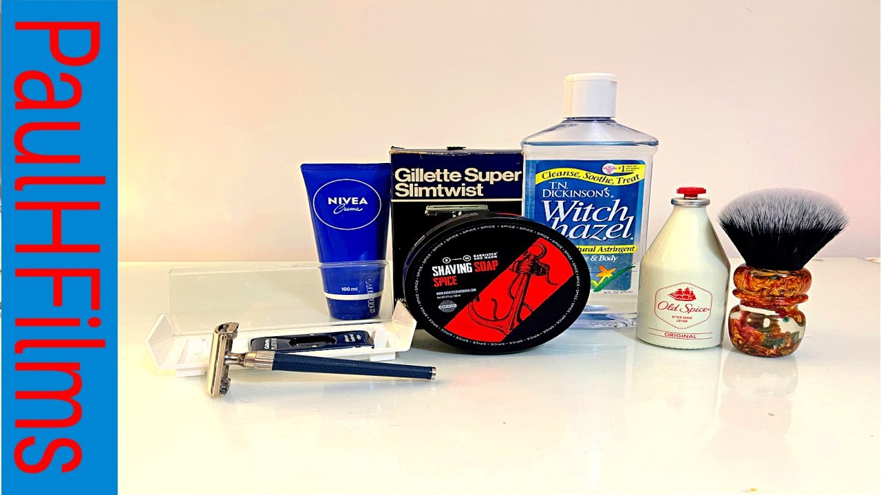 Gillette Super Slim Twist | Barrister & Mann Spice Shaving Soap