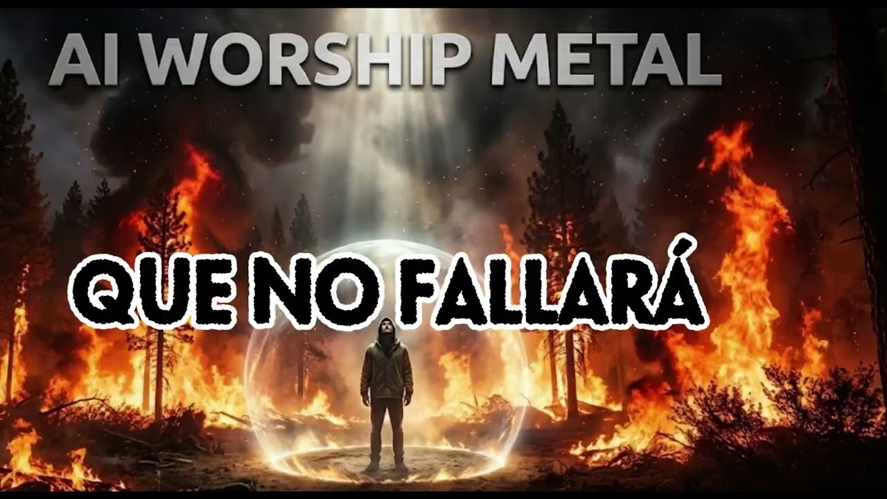 CONFÍO EN DIOS (Trust In God) - Melodic Heavy Metal | AI Worship Metal [Lyric Video]