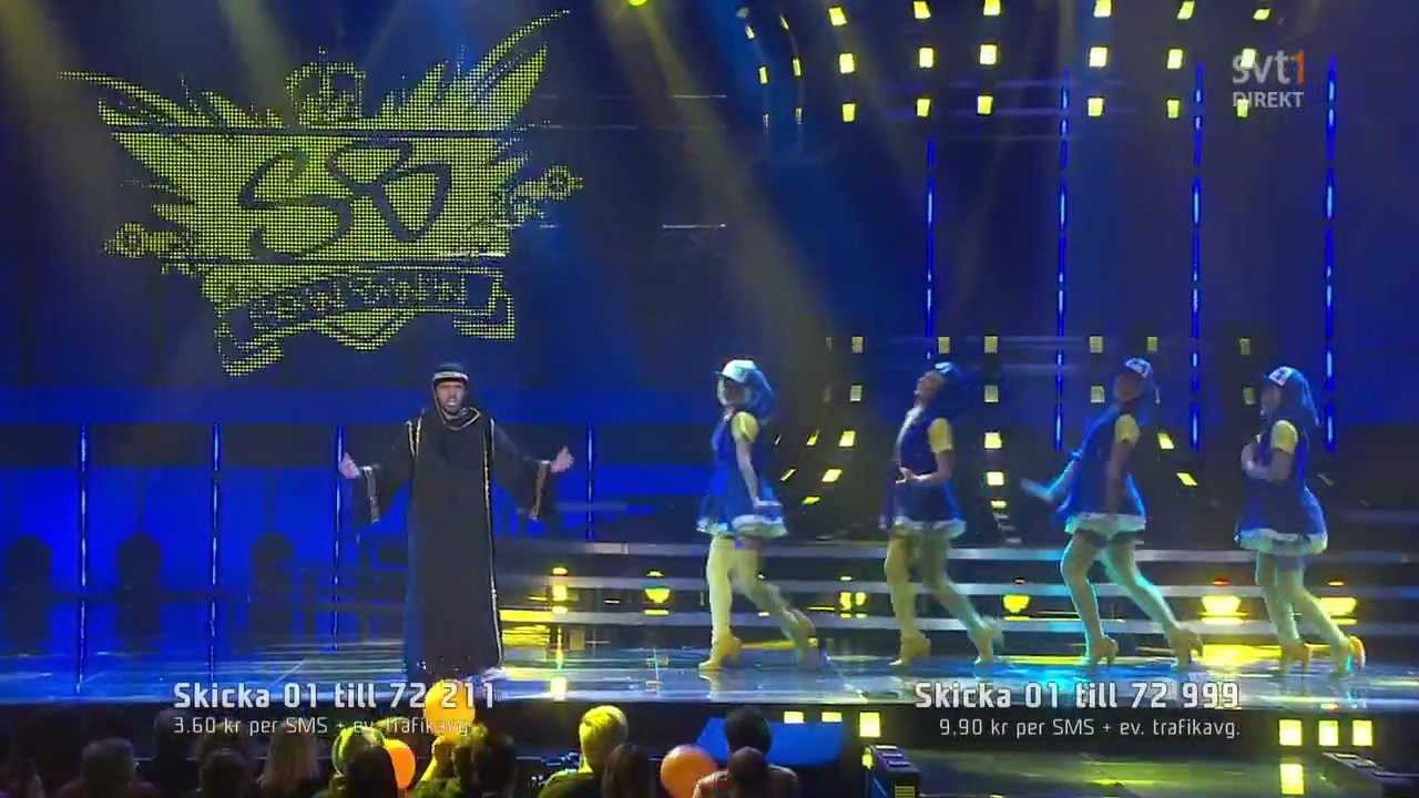 1. Sean Banan - Sean Den Förste Banan (Melodifestivalen 2012 Deltävling 1) 720p HD