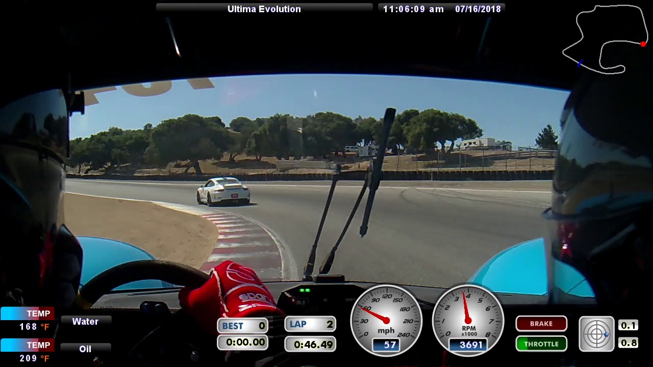 Ultima Evolution @ Laguna Seca 07-16-18
