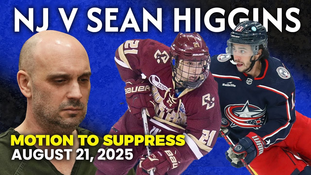 🚨 NJ v. Sean Higgins: Motion to Suppress Hearing - Gaudreau Brothers Murder 🏒