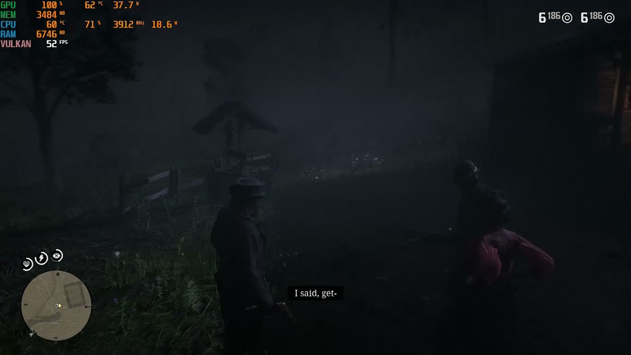 RDR2 - i3 7100 - RX560 4GB - Ram 8GB