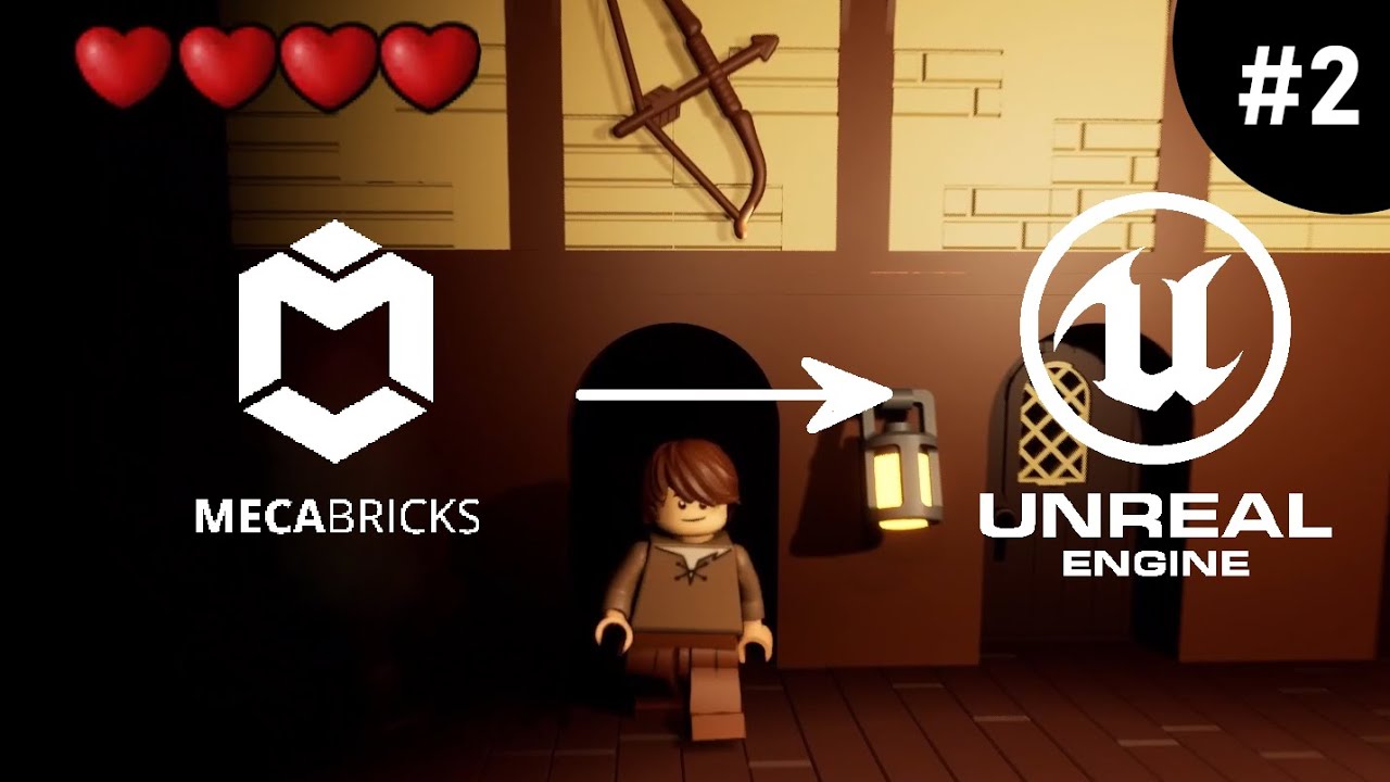 Cleaning Up The Mesh - #2 Meca Bricks To Unreal Engine 5 (⇩ Free Links ⇩)