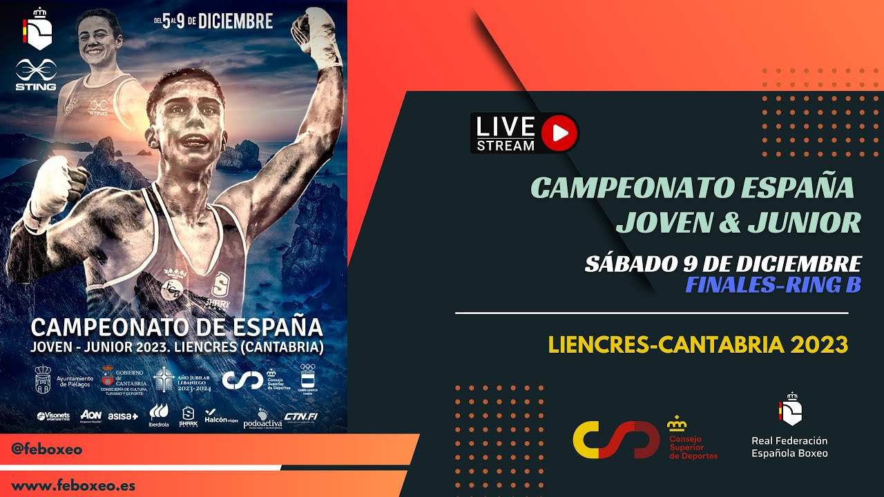 LIENCRES RECIBE EL MAYOR TALENTO BOXISTICO CON LA DISPUTA DEL CAMPEONATO DE ESPAÑA JOVEN & JUNIOR