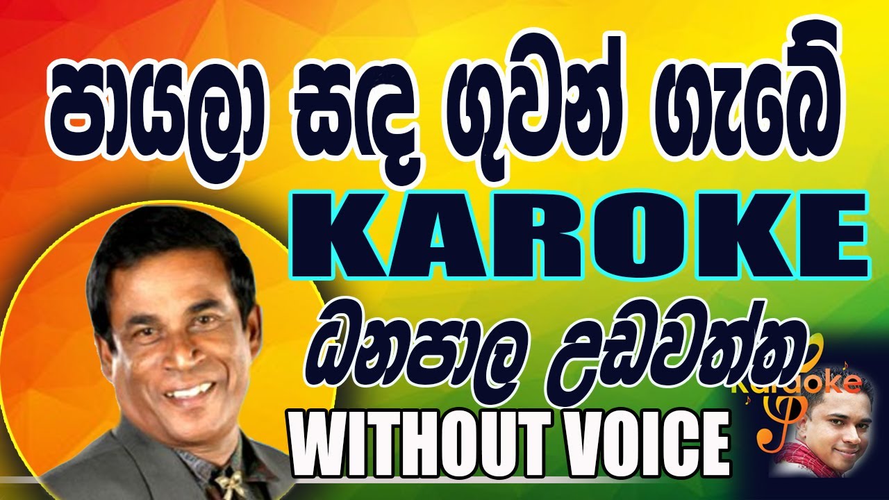 Payala Sada Guwan Gabe   Karoke   Danapala Udawatta
