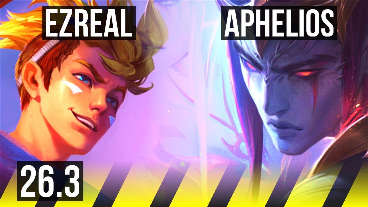 EZREAL & Karma vs APHELIOS & Zilean (ADC) | Good KDA: 16/1/7, 57K damage | KR Challenger | 26.3