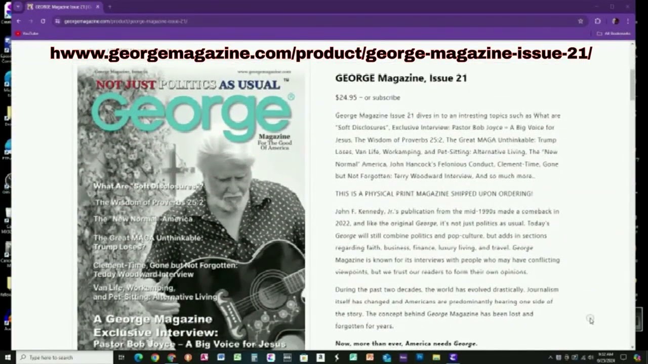 George Magazine Issue 21