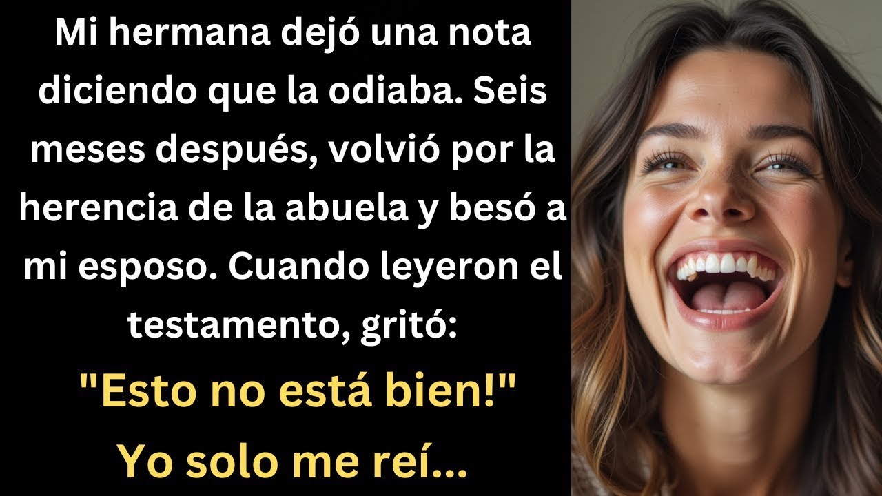 Mi hermana se fue acusándome de abuso  Seis meses después, regresó por el testamento
