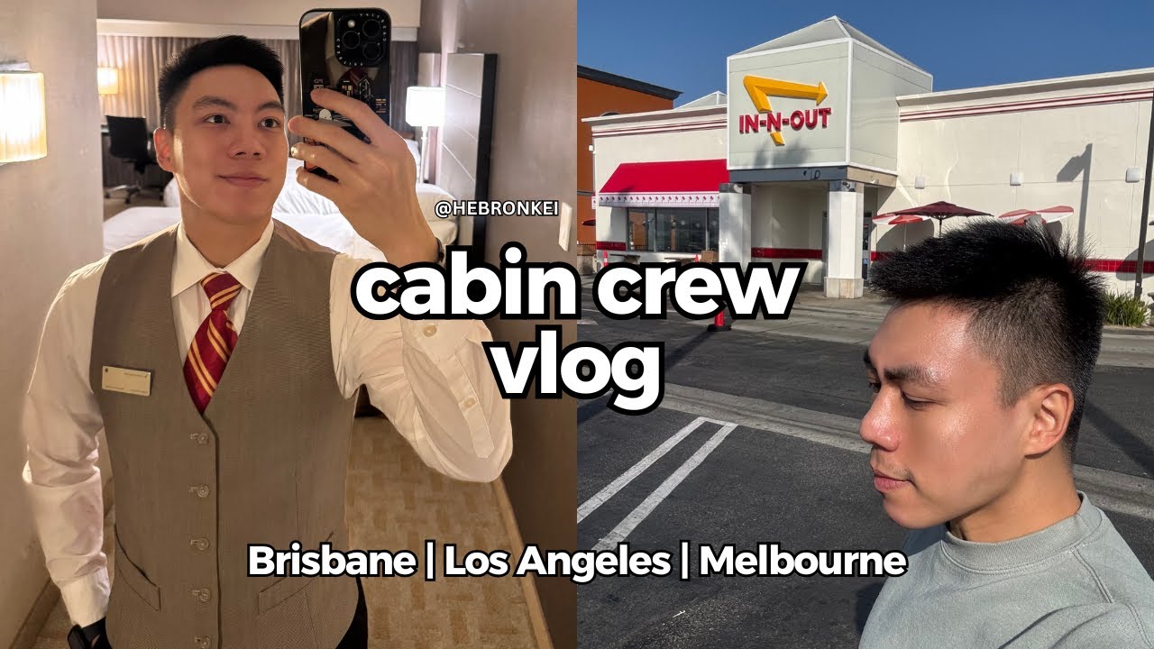 Brisbane, Los Angeles, and Melbourne 🌴🐨 November 2025 Duties | Hong Kong-based cabin crew vlog - EN