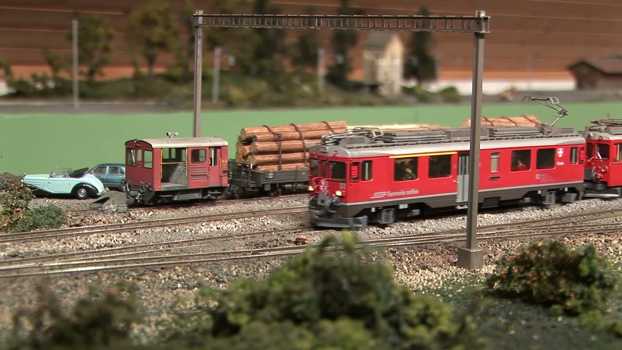 H0m Anlage nach Rhätischem Vorbild