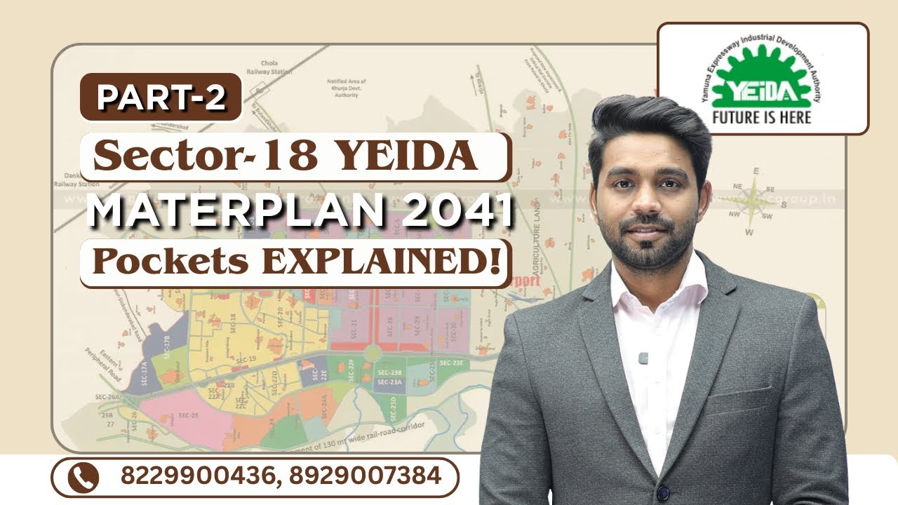 YEIDA MASTERPLAN 2041 | Plots Sec 18 | Yamuna Expressway Explained | Call-8229900436
