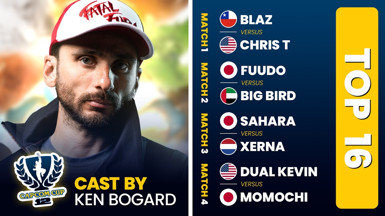 CAPCOM CUP 12 - TOP 16 Part1 - Street Fighter 6