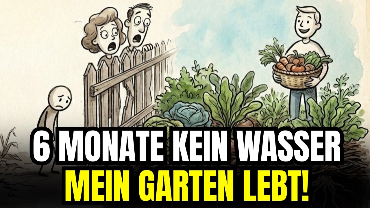 Ich habe meinen Garten seit 6 Monaten nicht mehr bewässert: Das ist mein System