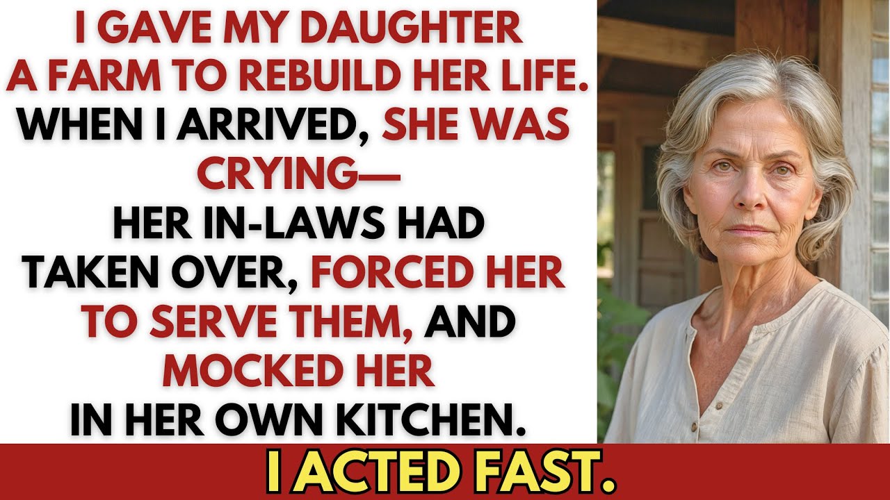 I Gifted My Daughter a Farm—But When I Arrived, She Was in Tears. Her In-Laws Were Truly Heartless