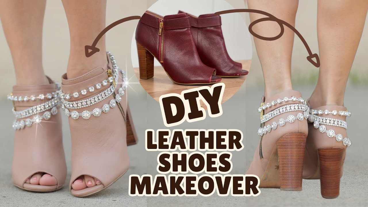Leather Booties MAKEOVER! (Red to NUDE!)| DIY with Orly Shani