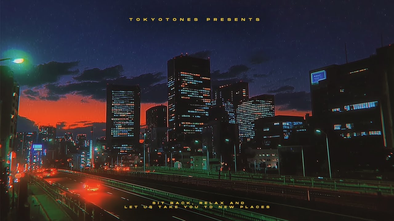 osaka city 🌙  soft city nights + warm beats (大阪の夜景)