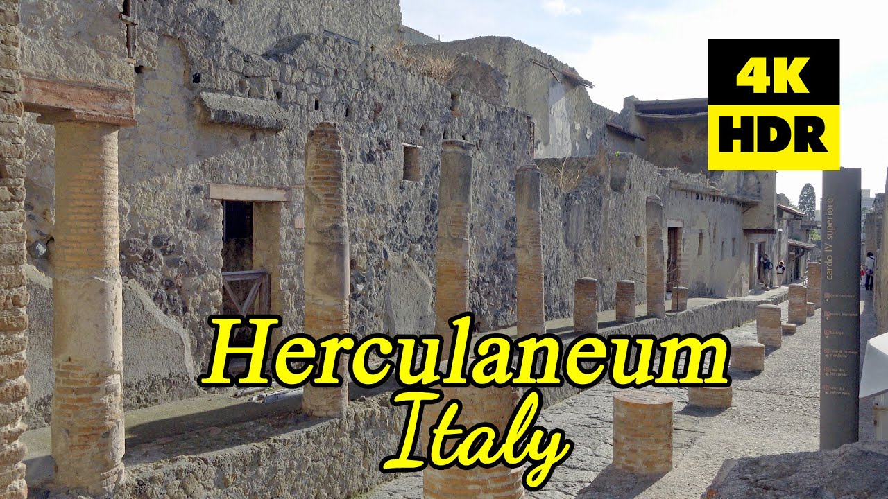 Геркуланум, Италия в 4K (UHD) HDR