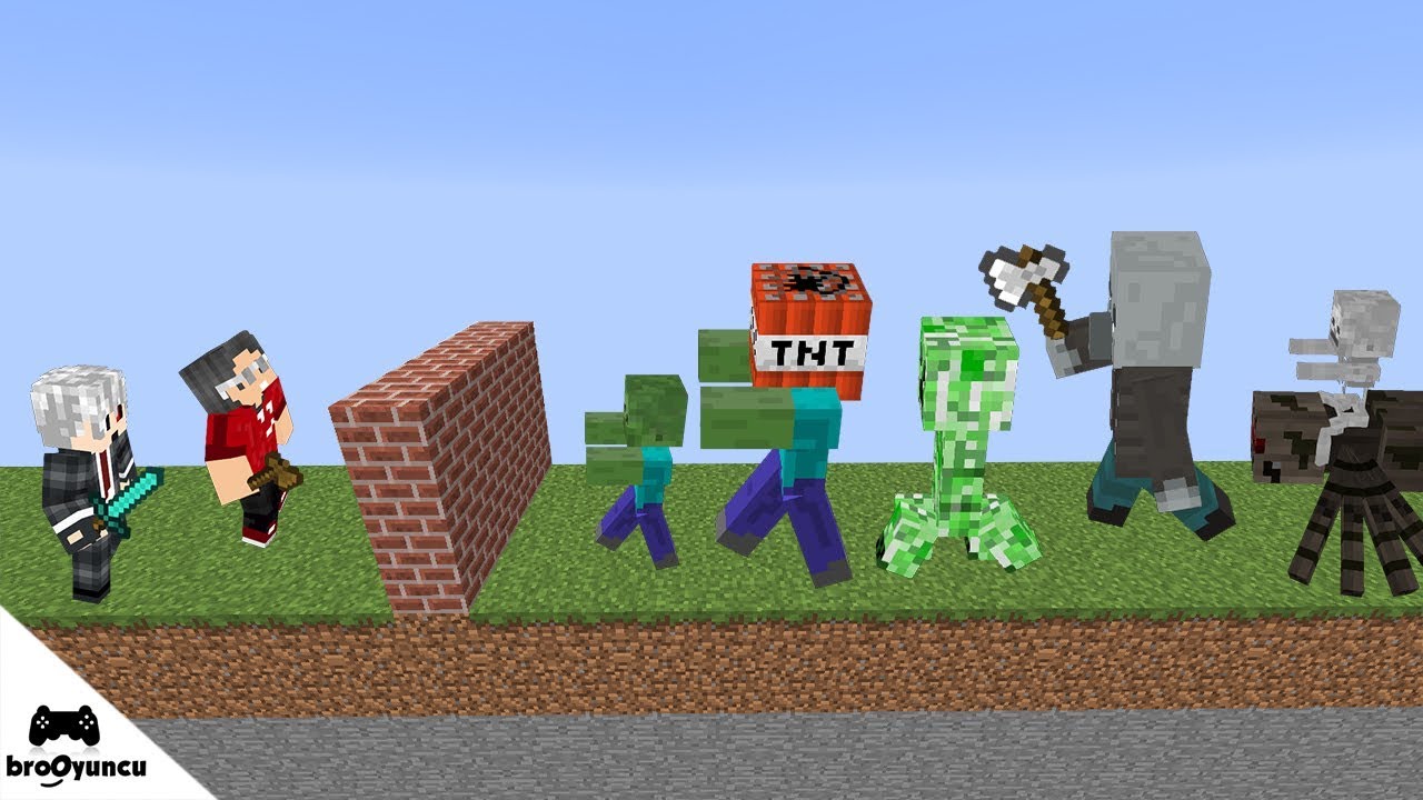 MİNECRAFT DEV ZOMBİ SALDIRILARI KALE SAVUNMASI