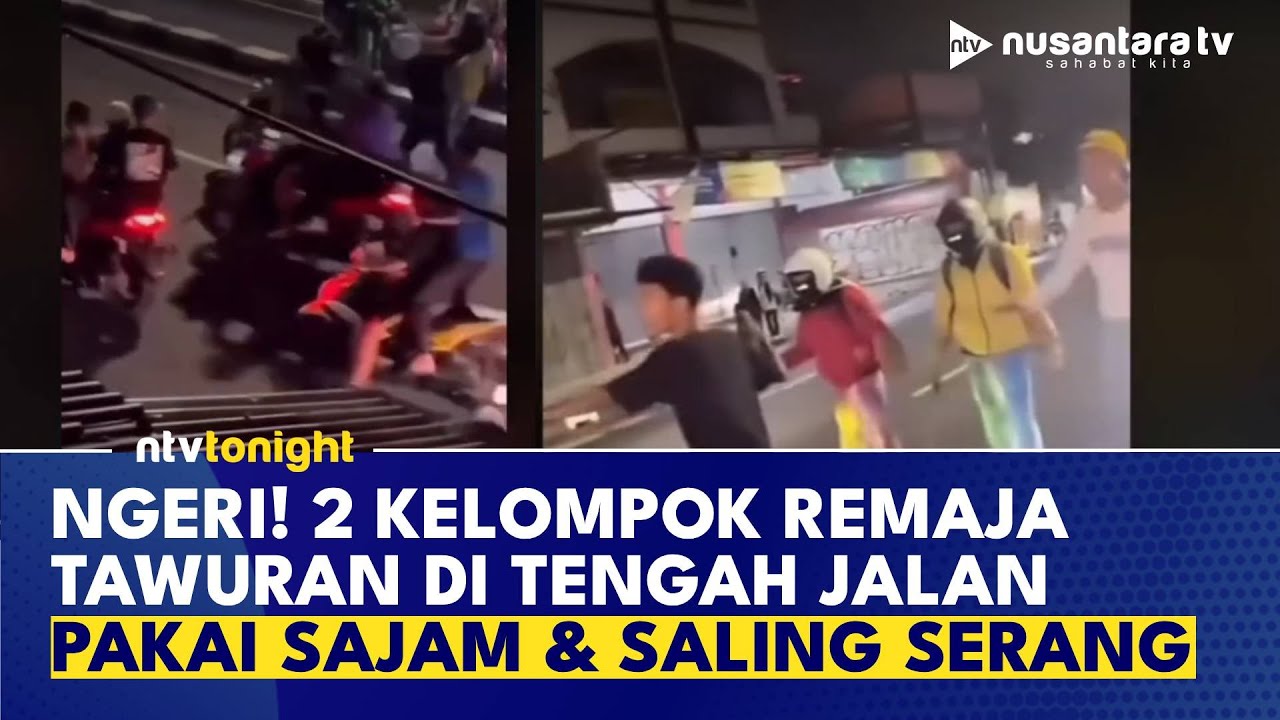 Mencekam! Detik-detik 2 Kelompok Remaja Tawuran Terjadi di Depok, TNI Langsung Turun Tangan | NTV