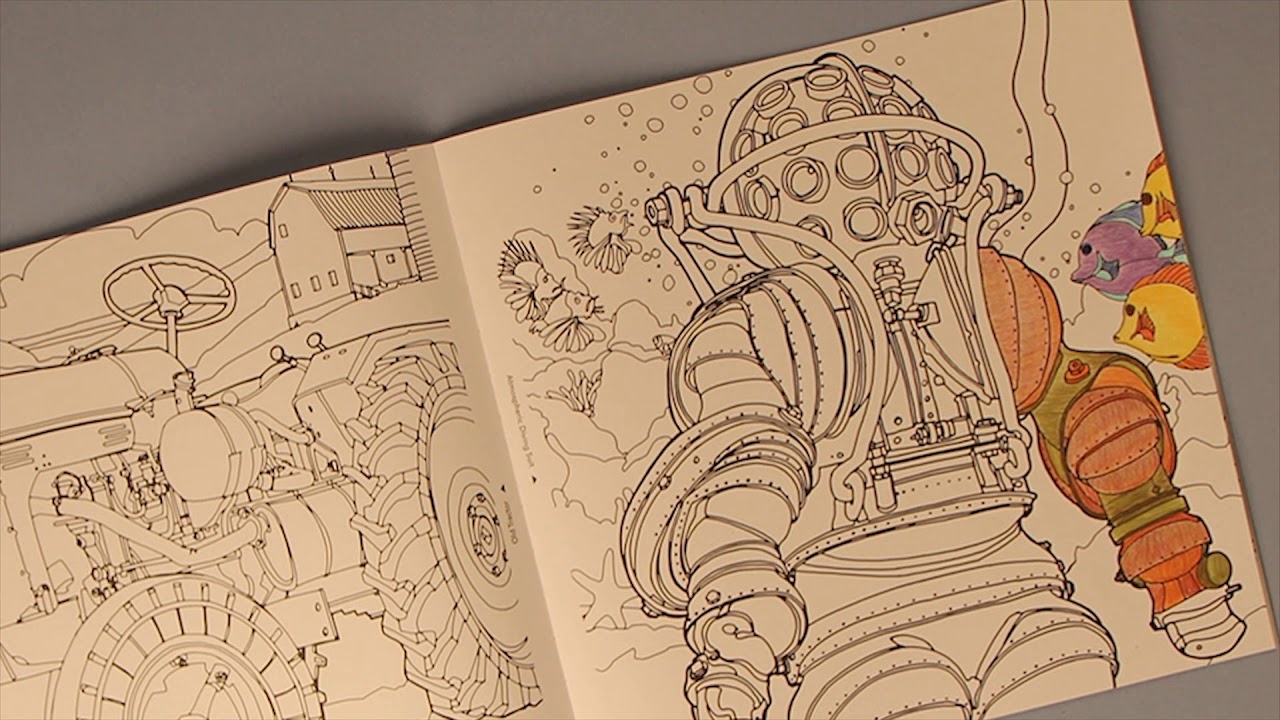 Fantastic Machines Coloring Book by Steve McDonald