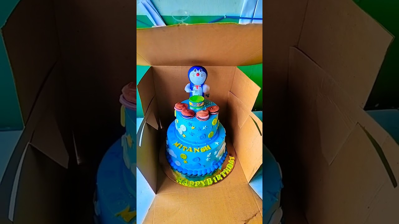 doremon cake #love #doraemon #cfk #cake