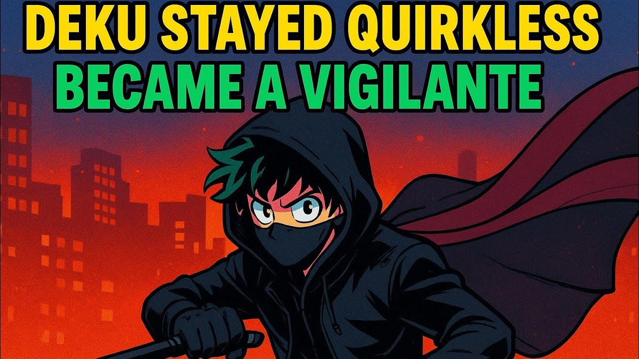 What if Deku Stayed Quirkless and Became a Vigilante?