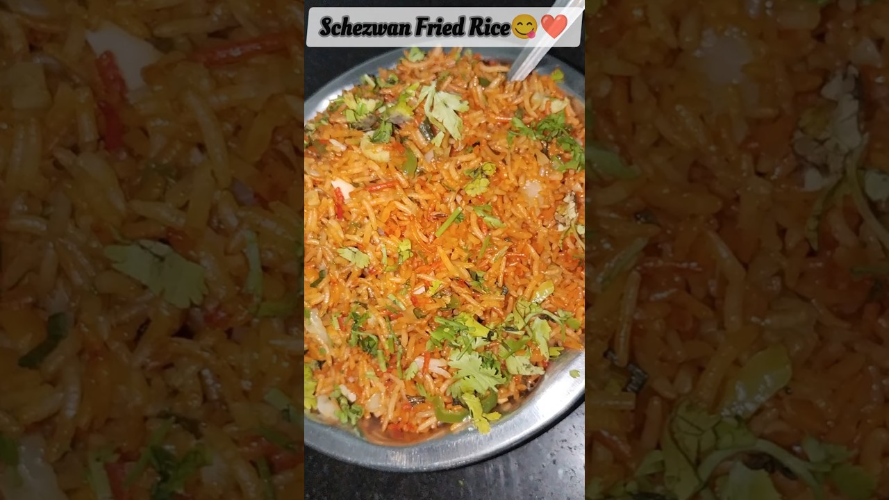 Restaurant Style Schezwan Fried Rice at Home !! 😋❤️ 