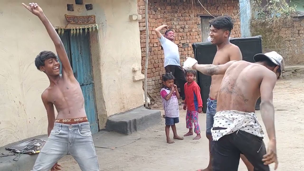Holi fight celebration