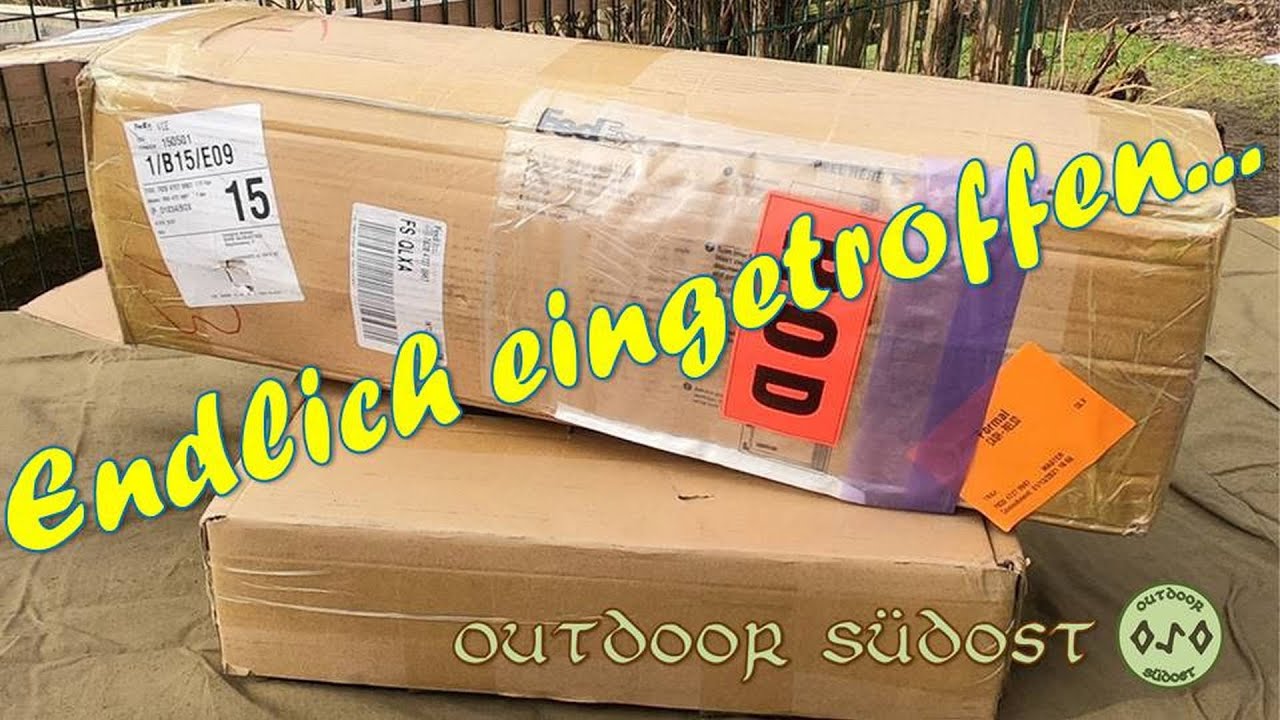Endlich eingetroffen...kurze Vorstellung von hex hot tent und titanium tent stove..