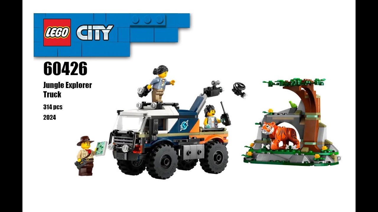 LEGO® City 60426: Jungle Explorer Truck | Build | @MarkBuildsBRIX
