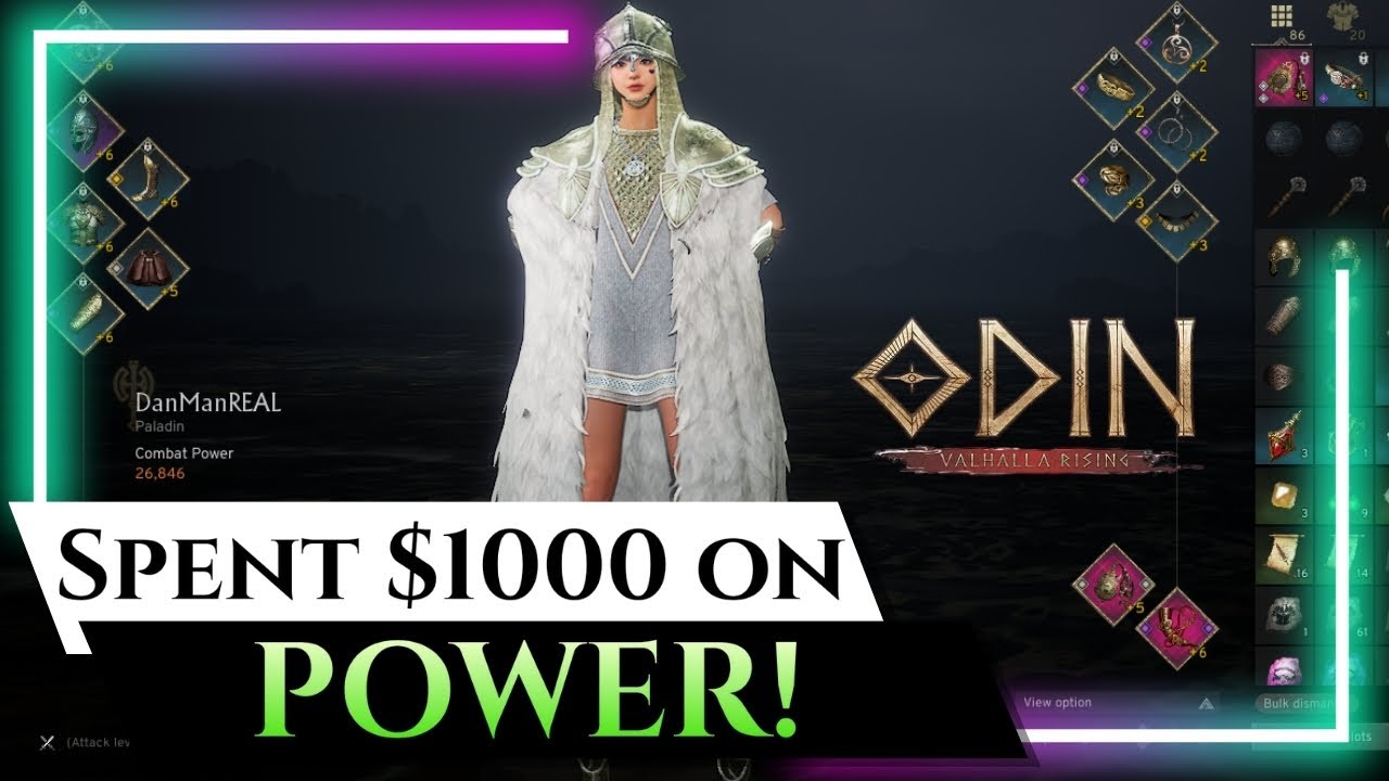 $1000 Spent On POWER!!! [MIN MAXING] | BEST WAY TO SPEND | Odin: Valhalla Rising