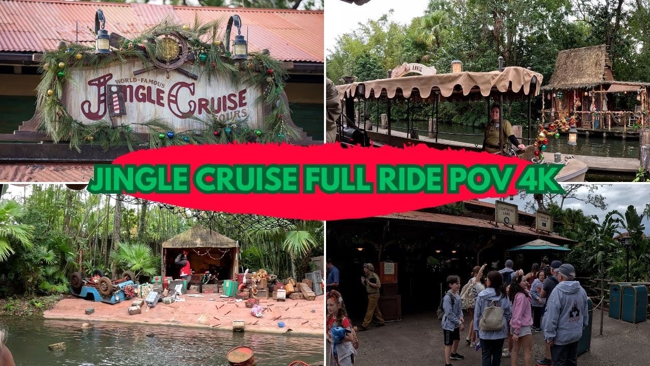Jingle Cruise | Magic Kingdom | Walt Disney World | Full Ride | POV | 4K