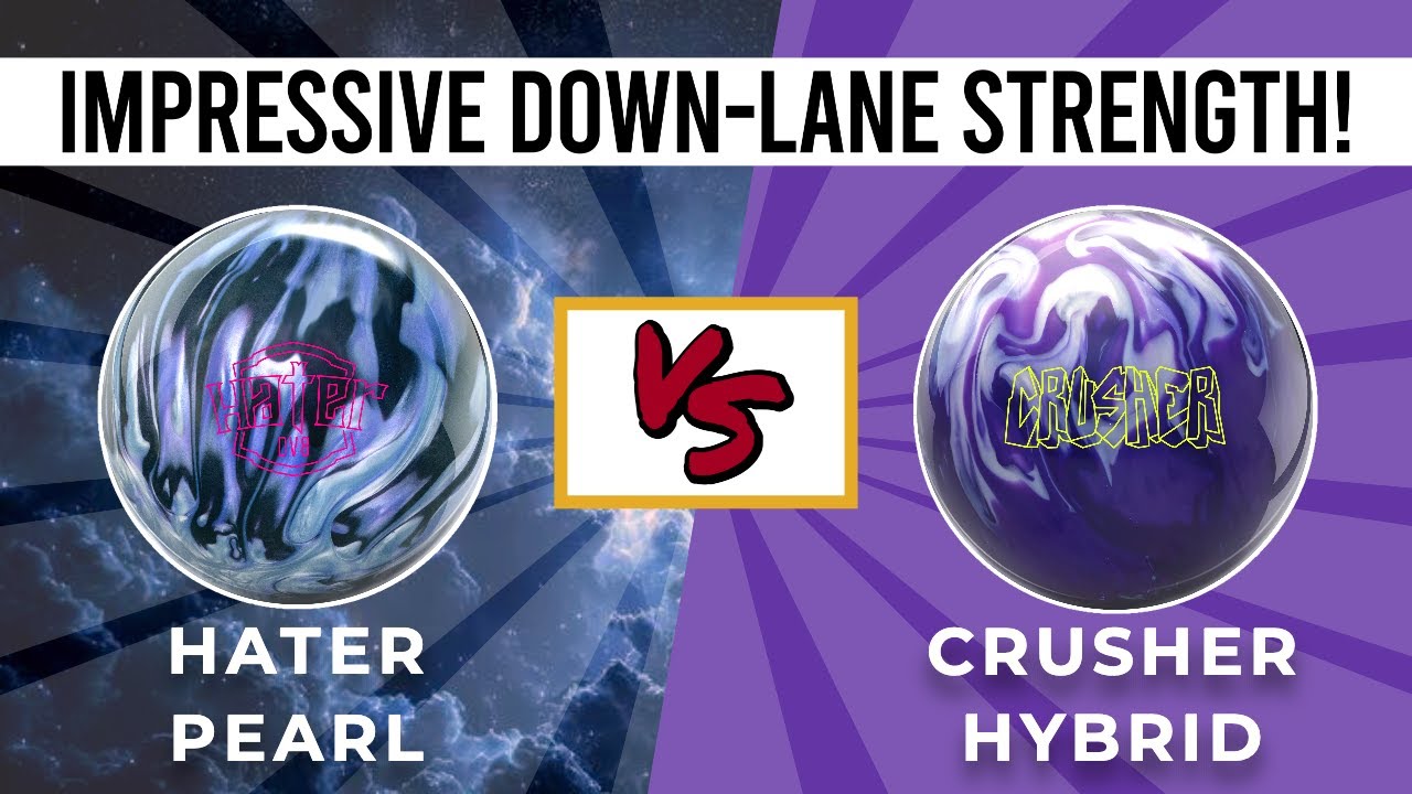 DV8 Hater Pearl versus Ebonite Crusher Hybrid // Ball Review