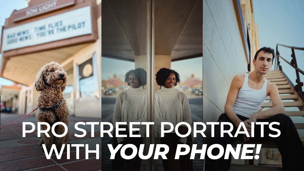 Professional Street Portraits Shot With a Phone! | Master Your Craft