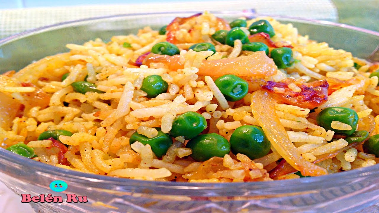 💚 ARROZ INDIO BASMATI con COMINO y CÚRCUMA para ACOMPAÑAR - ARROZ AROMÁTICO HINDÚ