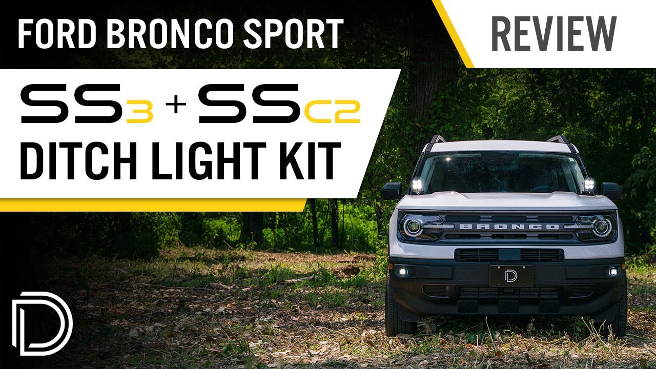 Ditch Light Bracket Kit for 2021+ Ford Bronco Sport | Diode Dynamics