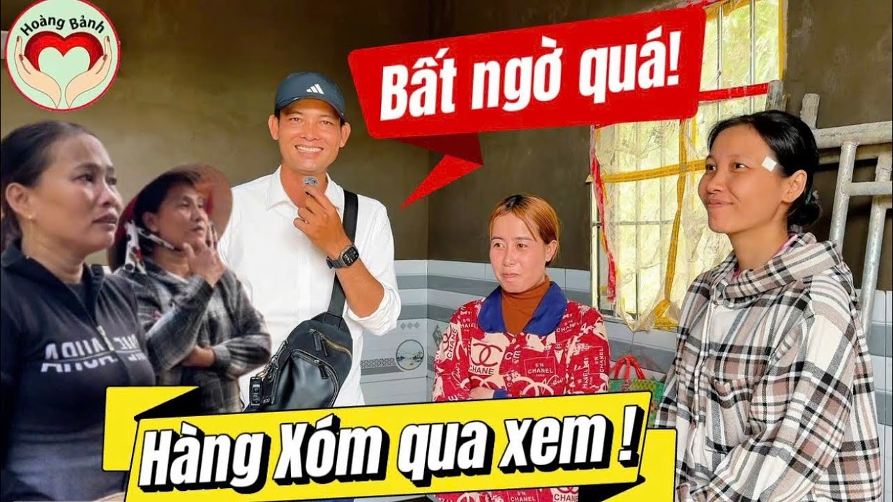 Bất ngờ hàng xóm qua xem nhà anh Luân nói ra câu này 