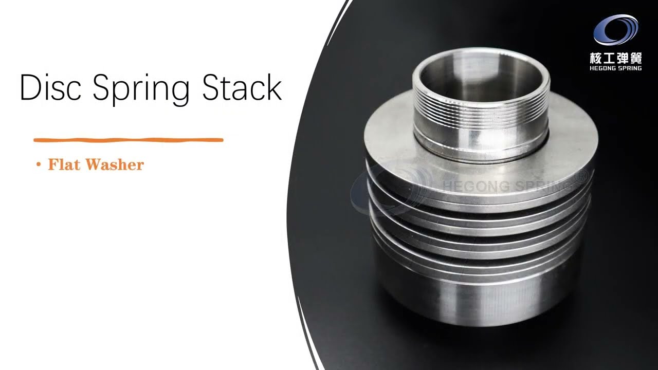 Disc Spring Stack with Height Limit design