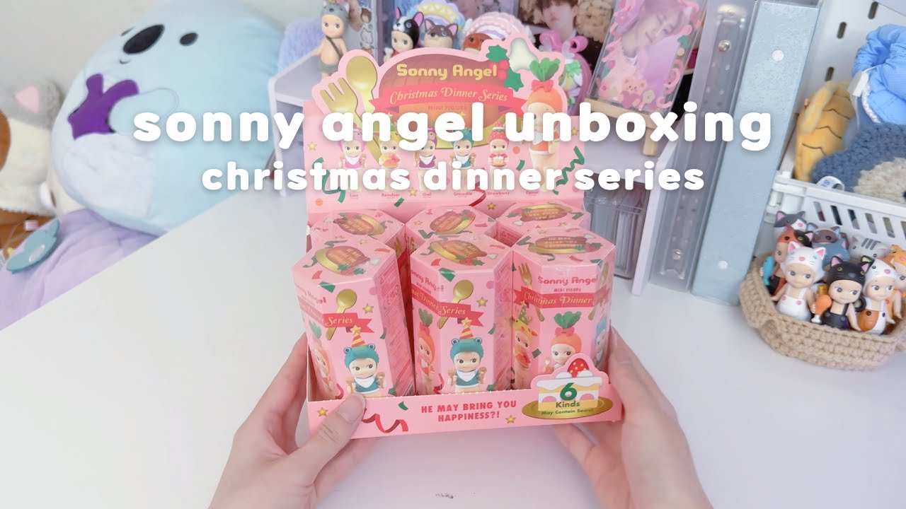 blindbox unboxing 🎅🎄🎁 | sonny angel christmas dinner series