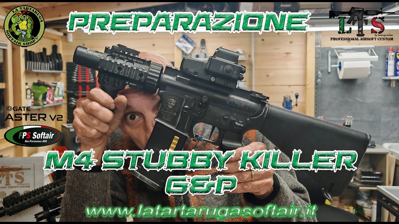Preparazione M4 Stubby Killer G&P - By LTS La Tartaruga Softair