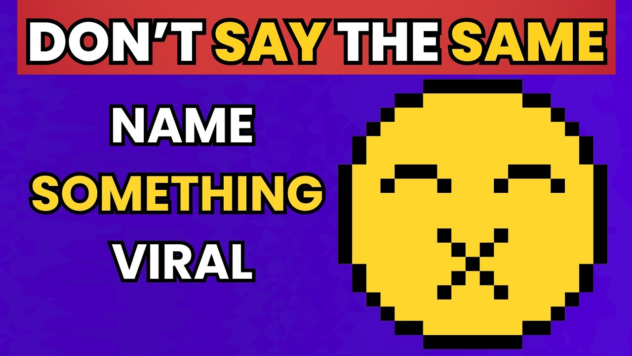 Don't 🚫Say The  Same Thing As Me Or You Lose 🔥 MEGA CHALLENGE  3 l AVOID USING THE SAME ©