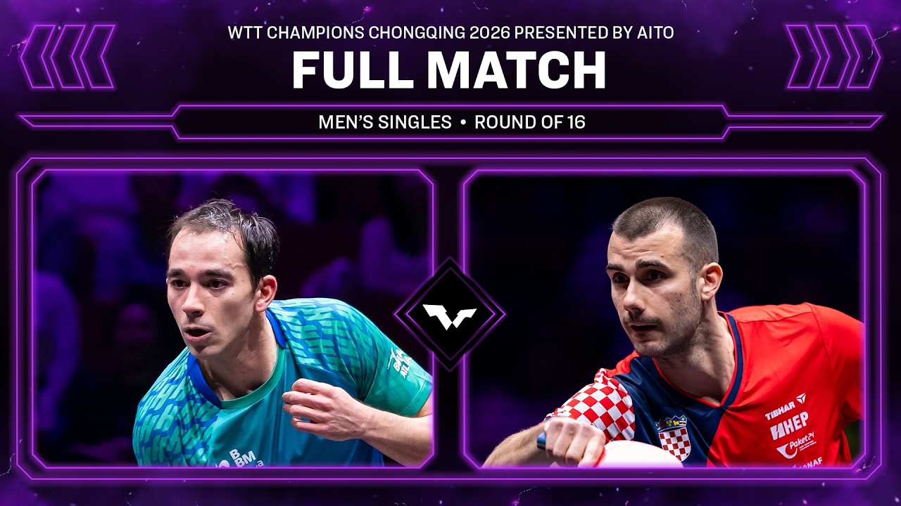FULL MATCH | Hugo Calderano vs Tomislav Pucar | MS R16 | #WTTChongqing 2026