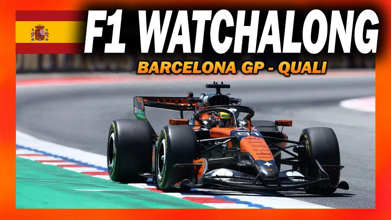 🔴 F1 Watchalong - BARCELONA GP - QUALI - with Commentary & Live Timings