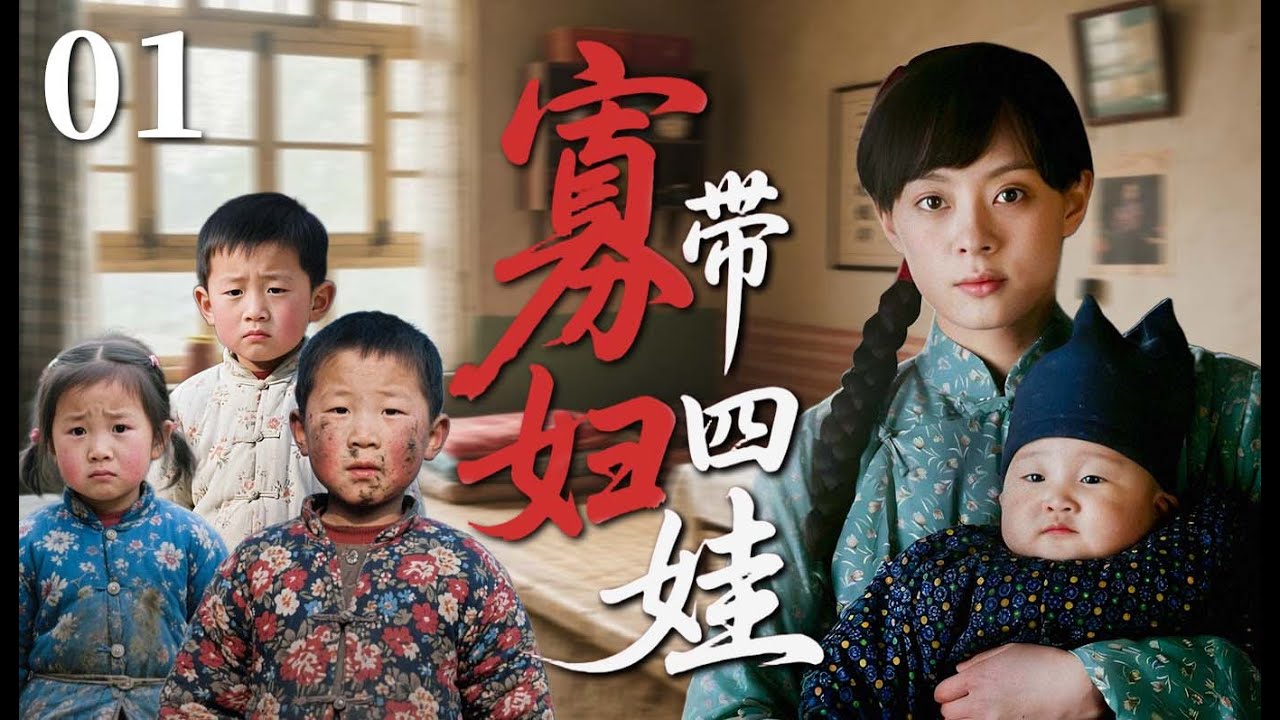 【2025最火情感电视剧】寡妇带四娃01 | 丈夫离世后，孙俪独自挑起拉扯四个孩子的重担，在这寒冬中她该如何重燃生活希望的曙光？