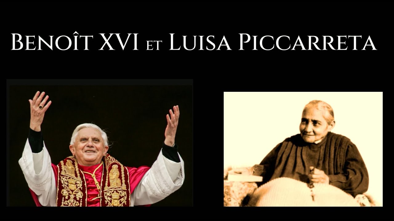 Sa Sainteté le pape Benoit XVI et Luisa Piccarreta - Texte d'Alejandra Acuña